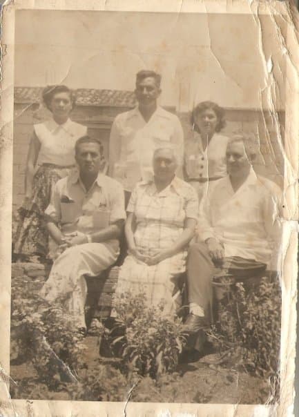 Family photo - before restoration