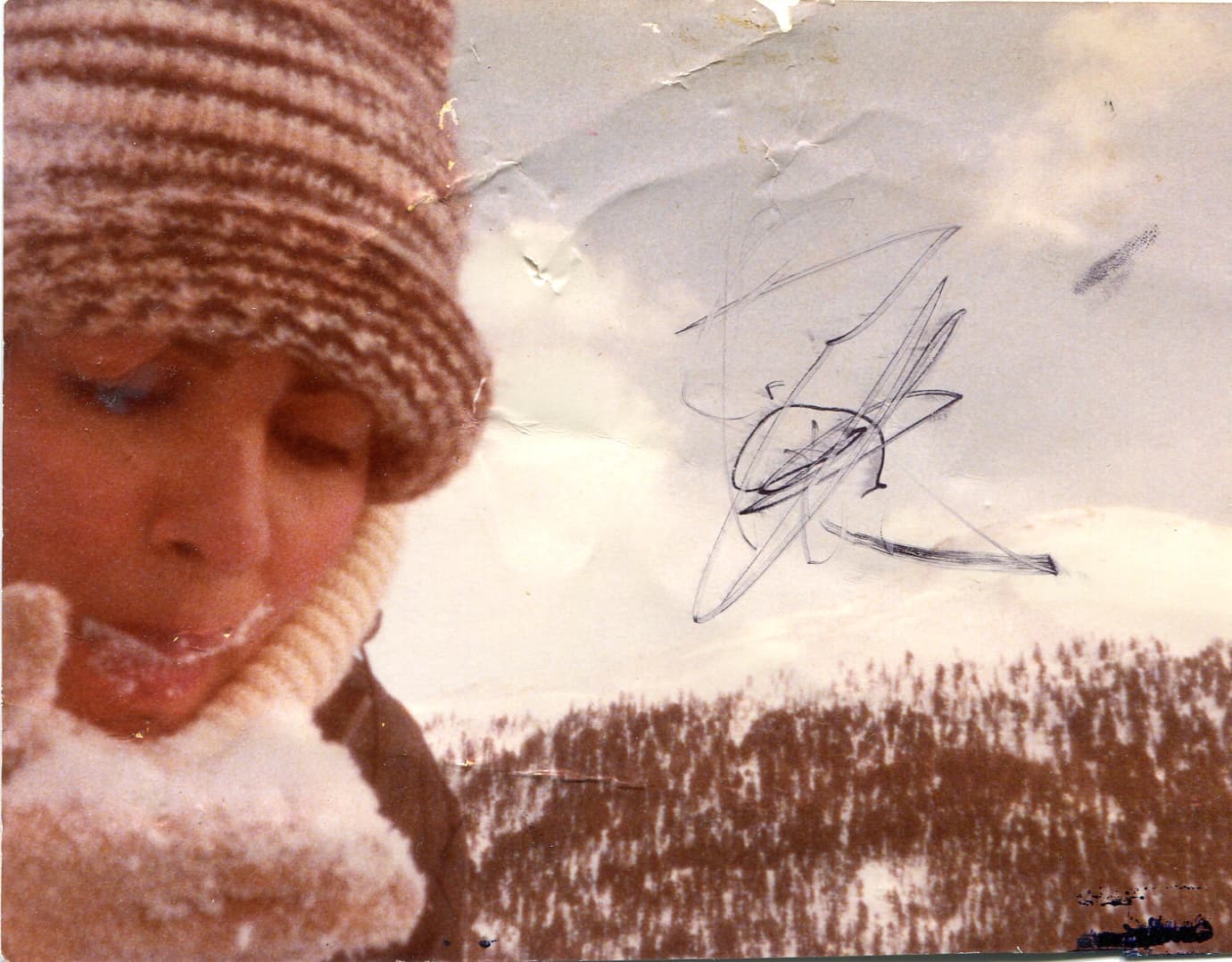 Comiendo Nieve - before restoration