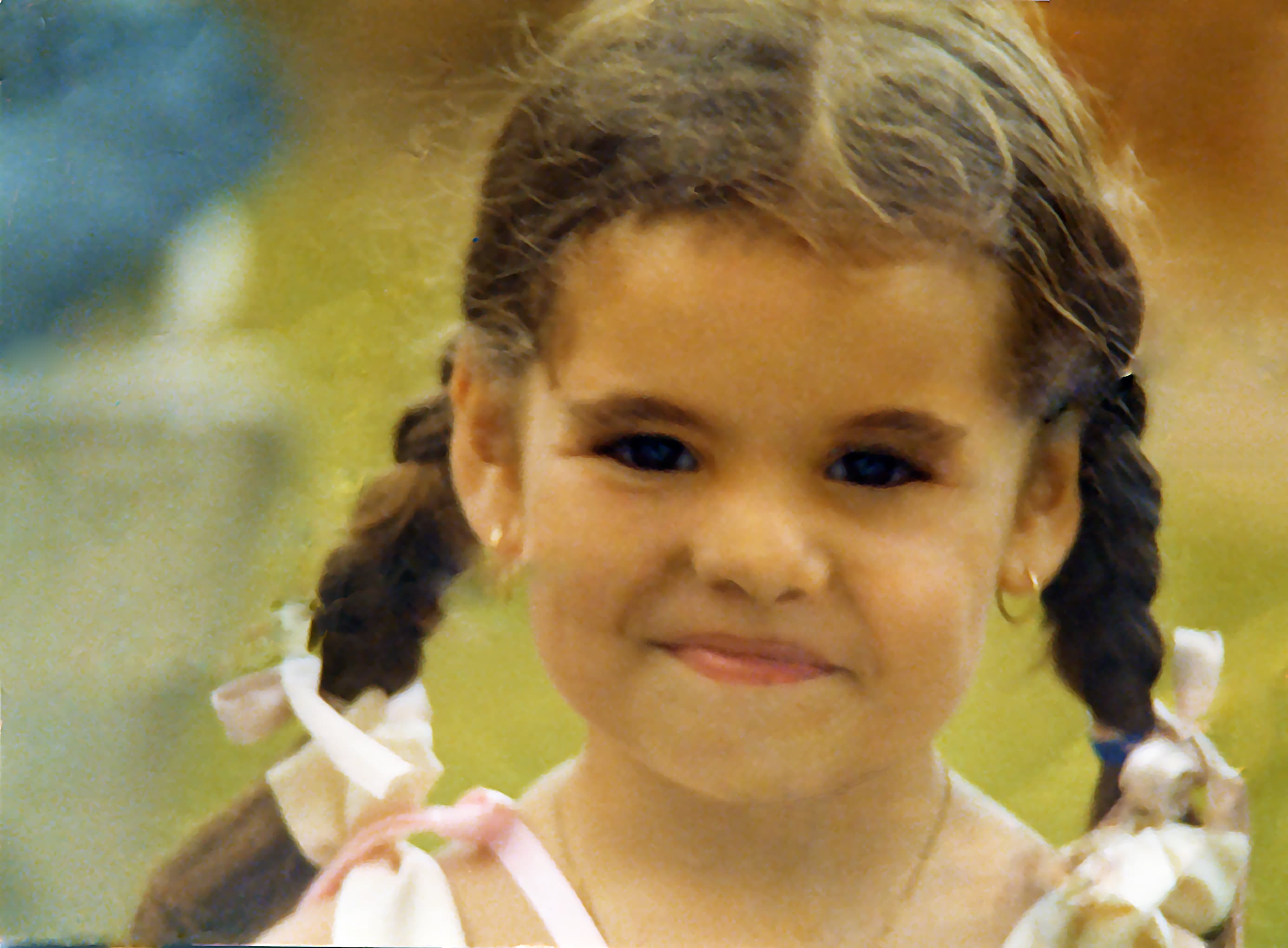 Girl photo - after restoration